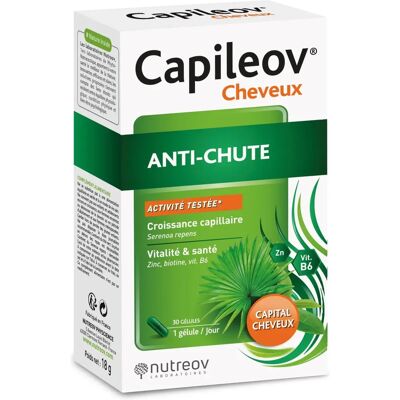 Nutreov Nutreov Capileov Haarausfall Ergänzung - 3x30 Kapseln Nutreov Nutreov Capileov Haarausfall Ergänzung - 3x30 Kapseln