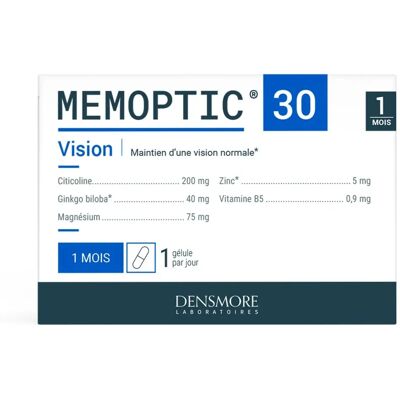 Densmore Memoptic - Soutient les yeux et le cerveau - 30 comprimés - Publicité Densmore Memoptic - Soutient les yeux et le cerveau - 30 comprimés - Publicité