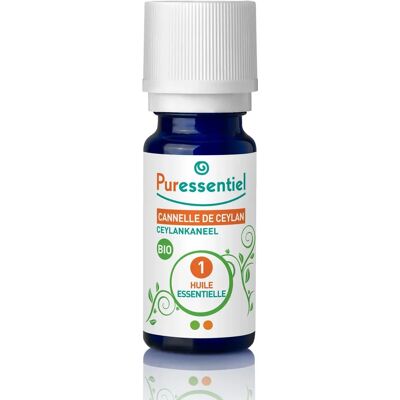 Puressentiel Huile Essentielle de Cannelle Ceylan BIO 5 ml - Huile Essentielle - Publicité Puressentiel Huile Essentielle de Cannelle Ceylan BIO 5 ml - Huile Essentielle - Publicité