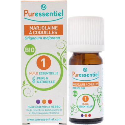 Huile essentielle de marjolaine avec coquilles - Aromathérapie Huile essentielle de marjolaine avec coquilles - Aromathérapie