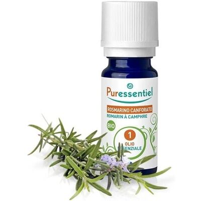 Huile Essentielle de Romarin au Camphre - Bio, 10ml - Publicité Huile Essentielle de Romarin au Camphre - Bio, 10ml - Publicité