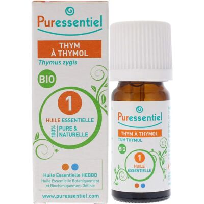 Huile essentielle de thym au thymol Puressentiel - Huile essentielle - Publicité Huile essentielle de thym au thymol Puressentiel - Huile essentielle - Publicité