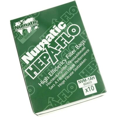 Numatic NVM1AH - 10 sacs HEPA FLO - Aspirateur Numatic NVM1AH - 10 sacs HEPA FLO - Aspirateur