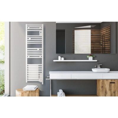 Radiateur Digital Atlantic Doris - 500W, Blanc, Chauffe-eau compact pour salle de bain - Publicité Radiateur Digital Atlantic Doris - 500W, Blanc, Chauffe-eau compact pour salle de bain - Publicité