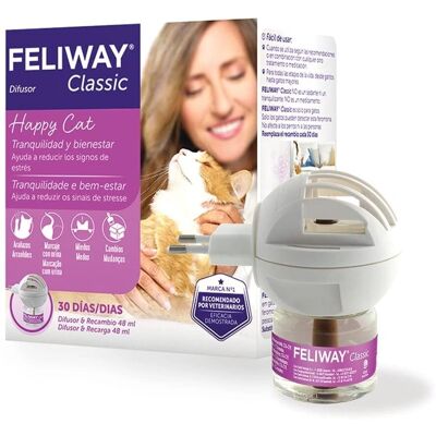 Difusor Feliway + Refil 48 ml - Difusor + Refil Difusor Feliway + Refil 48 ml - Difusor + Refil
