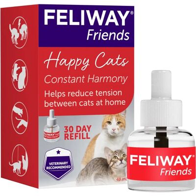 Feliway Friends Diffuser Refill - 48ml, 30-day Feliway Friends Diffuser Refill - 48ml, 30-day