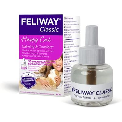 Feliway Classic Påfyllingsflaske for Diffusor - Stresslindring for katter Feliway Classic Påfyllingsflaske for Diffusor - Stresslindring for katter