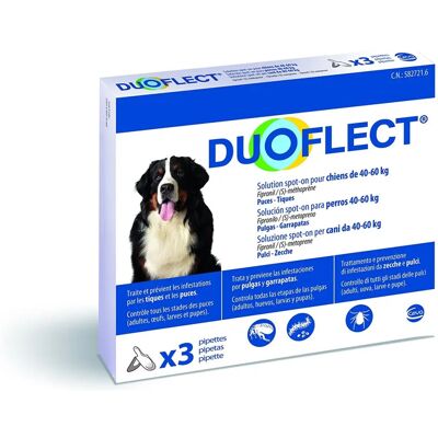 Ceva Duoflect 40-60kg Pipettes - Contrôle des parasites - Publicité Ceva Duoflect 40-60kg Pipettes - Contrôle des parasites - Publicité