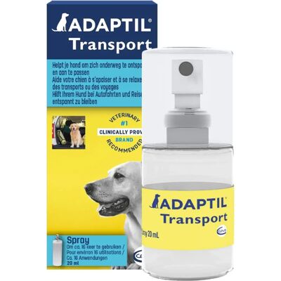 Spray de transport ADAPTIL - Soulagement du stress pour chiens - Publicité Spray de transport ADAPTIL - Soulagement du stress pour chiens - Publicité