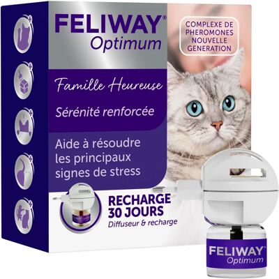 Kit Diffuseur Feliway pour Chats - Réduction du Stress - Publicité Kit Diffuseur Feliway pour Chats - Réduction du Stress - Publicité