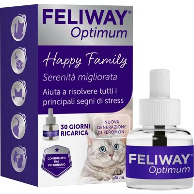 Ceva Salute Animale Feliway Optimum Recarga - Alivio del Estrés para Gatos Ceva Salute Animale Feliway Optimum Recarga - Alivio del Estrés para Gatos