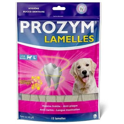 Prozym Friandises Dentaires pour Chiens - Modèle L - Hygiène Bucco-Dentaire - Publicité Prozym Friandises Dentaires pour Chiens - Modèle L - Hygiène Bucco-Dentaire - Publicité