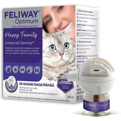 Feliway Merke - Startpakke - Reduser Stress hos Katter - 48ml Feliway Merke - Startpakke - Reduser Stress hos Katter - 48ml