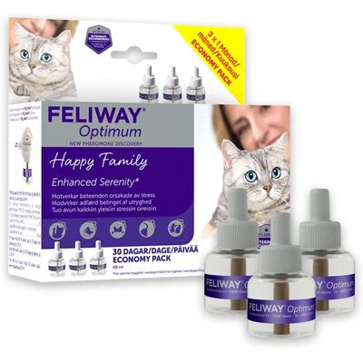 Feliway Classic - 3x48ml Påfyllingsdiffusor & Spray Feliway Classic - 3x48ml Påfyllingsdiffusor & Spray