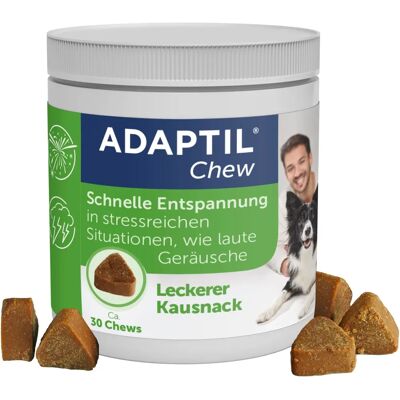 Adaptil Mâcher Relaxation pour Chiens - Friandises Anti-Stress - Publicité Adaptil Mâcher Relaxation pour Chiens - Friandises Anti-Stress - Publicité