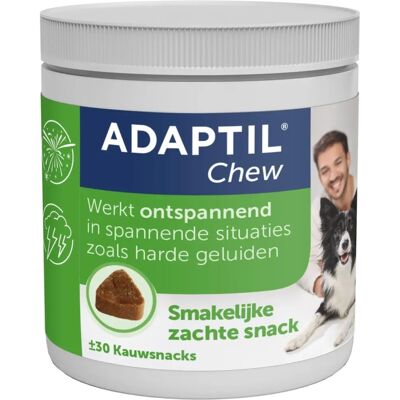 Adaptil Chew 30 comprimés à croquer - Publicité Adaptil Chew 30 comprimés à croquer - Publicité