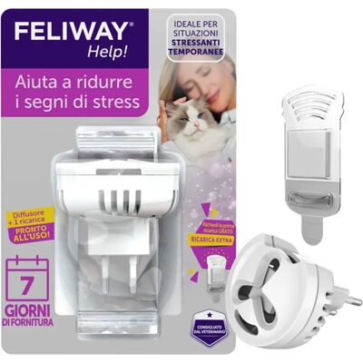 Ceva Vetem Feliway Help Diffusore - Sollievo dallo Stress del Gatto Ceva Vetem Feliway Help Diffusore - Sollievo dallo Stress del Gatto