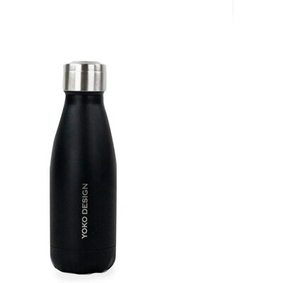 YOKO DESIGN Bottiglia Isolante Doppia Parete - 260ml - Nero YOKO DESIGN Bottiglia Isolante Doppia Parete - 260ml - Nero