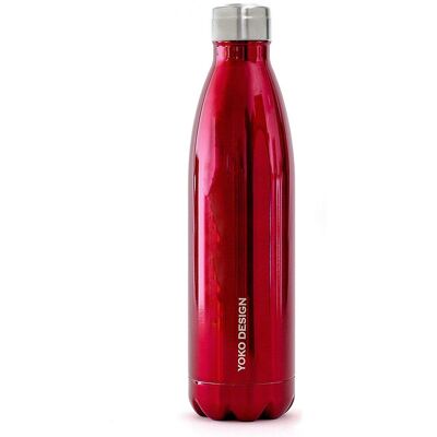 YOKO DESIGN Botella Térmica Acero Inoxidable - Rojo - 750ml YOKO DESIGN Botella Térmica Acero Inoxidable - Rojo - 750ml