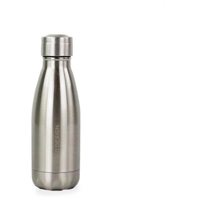Yoko Design - Botella Térmica Plateada 260ml - Botella Aislante Yoko Design - Botella Térmica Plateada 260ml - Botella Aislante