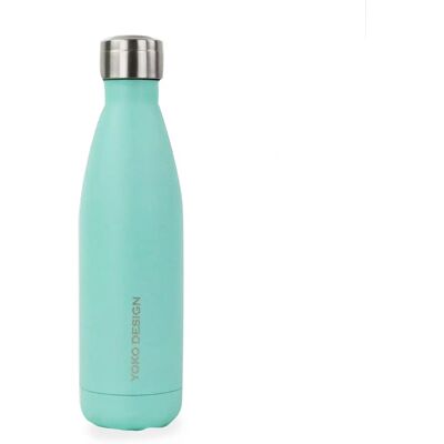 YOKO DESIGN Bouteille Isotherme Inox 500ml Menthe Pastel - Publicité YOKO DESIGN Bouteille Isotherme Inox 500ml Menthe Pastel - Publicité