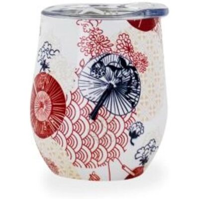 Yoko Design - Mug Isotherme 25cl Japon - Mug, Acier inoxydable, Anti-fuite, Garde chaud ou froid - Publicité Yoko Design - Mug Isotherme 25cl Japon - Mug, Acier inoxydable, Anti-fuite, Garde chaud ou froid - Publicité