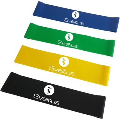 Ensemble de Bandes de Résistance Sveltus - Multicolores - Fitness, Yoga, Rééducation Ensemble de Bandes de Résistance Sveltus - Multicolores - Fitness, Yoga, Rééducation