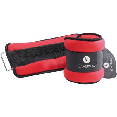 Sveltus Muñequera y tobilleras con peso Naranja - Muñequeras y tobilleras - 1,5 kg Sveltus Muñequera y tobilleras con peso Naranja - Muñequeras y tobilleras - 1,5 kg