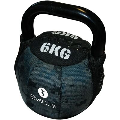 Sveltus Zacht Kettlebell - 6kg - Krachttraining Sveltus Zacht Kettlebell - 6kg - Krachttraining
