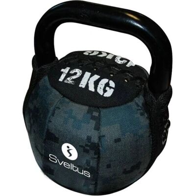 Sveltus Camouflage 12kg Zachte Kettlebell - Kracht & Uithoudingsvermogen Sveltus Camouflage 12kg Zachte Kettlebell - Kracht & Uithoudingsvermogen
