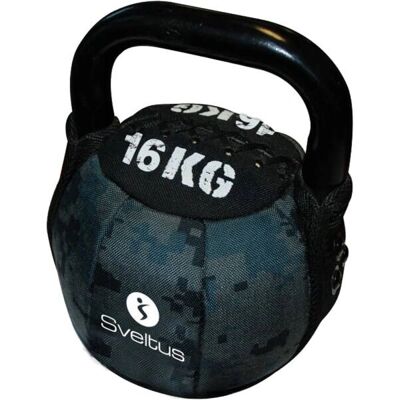 Sveltus Camouflage 16kg Weiche Kettlebell - Krafttraining Ausrüstung Sveltus Camouflage 16kg Weiche Kettlebell - Krafttraining Ausrüstung