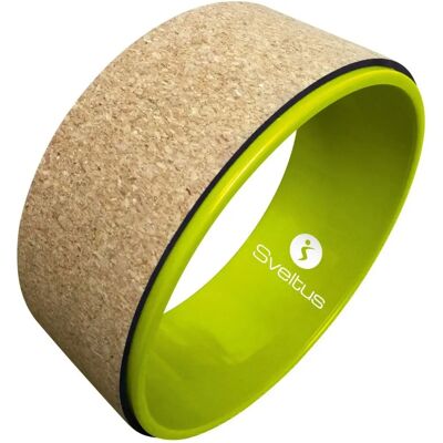 Sveltus Yoga Cork Groen/Natuurlijk Kurk - Yoga Wiel - Ondersteuning en Flexibiliteit Sveltus Yoga Cork Groen/Natuurlijk Kurk - Yoga Wiel - Ondersteuning en Flexibiliteit