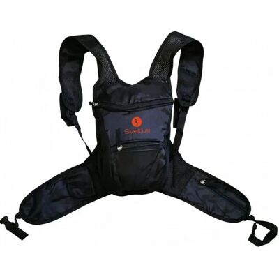 Sveltus Laufrucksack - Mesh, zentrale & kleine Taschen - Schwarz Sveltus Laufrucksack - Mesh, zentrale & kleine Taschen - Schwarz