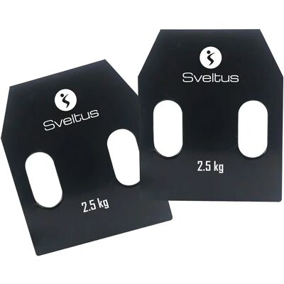 Sveltus Svarta 2,5kg Stålplattor - Viktskivor Sveltus Svarta 2,5kg Stålplattor - Viktskivor