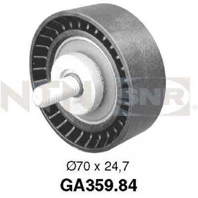 SNR GA359.84 Pulley - Passer til Citroën C5 C8 og Fiat SNR GA359.84 Pulley - Passer til Citroën C5 C8 og Fiat