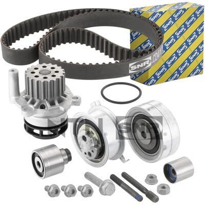 SNR Wasserpumpe & Zahnriemen-Kit - Wasserpumpe & Zahnriemen für Audi, Seat, VW, Skoda SNR Wasserpumpe & Zahnriemen-Kit - Wasserpumpe & Zahnriemen für Audi, Seat, VW, Skoda