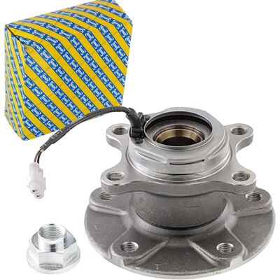 SNR R177.57 Kit cuscinetti ruota asse posteriore destro - con supporto in gomma SNR R177.57 Kit cuscinetti ruota asse posteriore destro - con supporto in gomma