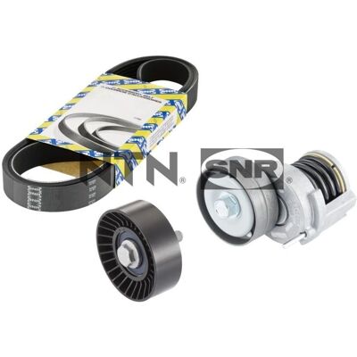 SNR KA857.29 Kit di cinghie accessorie - Set di cinghie trapezoidali per VW, Audi, Seat, Skoda SNR KA857.29 Kit di cinghie accessorie - Set di cinghie trapezoidali per VW, Audi, Seat, Skoda