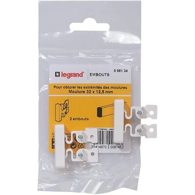 Accessoires Legrand DLP pour moulures - 32×12,5 mm - Publicité Accessoires Legrand DLP pour moulures - 32×12,5 mm - Publicité