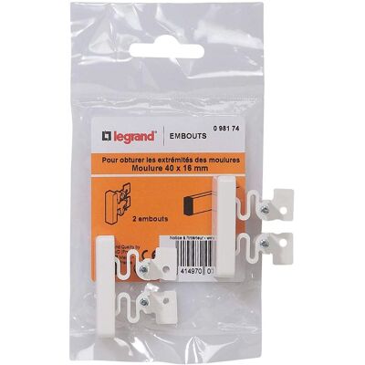 Embout DLP 40x16 mm - Legrand - Publicité Embout DLP 40x16 mm - Legrand - Publicité