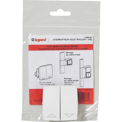 Interruptor eléctrico Legrand 0 989 82 - Blanco Interruptor eléctrico Legrand 0 989 82 - Blanco