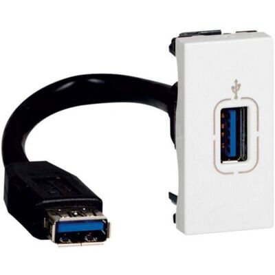 Legrand 078746 Weiß USB-Steckdose - Datenmodul für Mosaic Legrand 078746 Weiß USB-Steckdose - Datenmodul für Mosaic