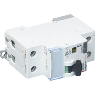 Disjoncteur différentiel Legrand DX³ 230V 30mA C16 - 2 Modules - Publicité Disjoncteur différentiel Legrand DX³ 230V 30mA C16 - 2 Modules - Publicité