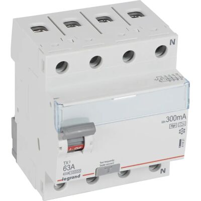 Legrand 411821 Interrupteur Différentiel - 4P 63A 300mA - Sécurité électrique - Publicité Legrand 411821 Interrupteur Différentiel - 4P 63A 300mA - Sécurité électrique - Publicité