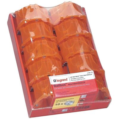 Legrand-LOTE 10 CAJAS MULTIMATERIALES Legrand-LOTE 10 CAJAS MULTIMATERIALES
