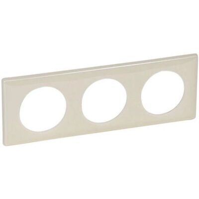Legrand 066623 Placa de pared 3 estaciones marfil - Cubierta de interruptor Legrand 066623 Placa de pared 3 estaciones marfil - Cubierta de interruptor