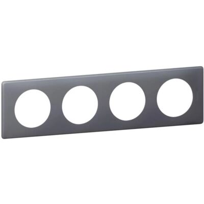 Legrand 066734 Muurplaat - Grijs Legrand 066734 Muurplaat - Grijs