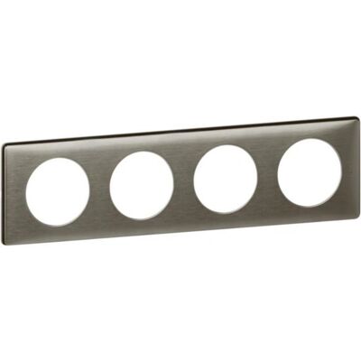 Legrand 068974 Wandplatte - Céliane 4-fach Wolfram Legrand 068974 Wandplatte - Céliane 4-fach Wolfram
