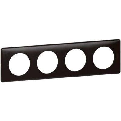 Legrand 068984 Carbon Wandplate - Wandplate Legrand 068984 Carbon Wandplate - Wandplate