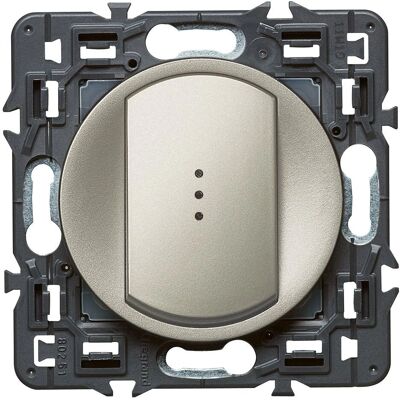 LEGRAND - Celiane - Titanium gris - 6A - Interrupteur-poussoir - Publicité LEGRAND - Celiane - Titanium gris - 6A - Interrupteur-poussoir - Publicité